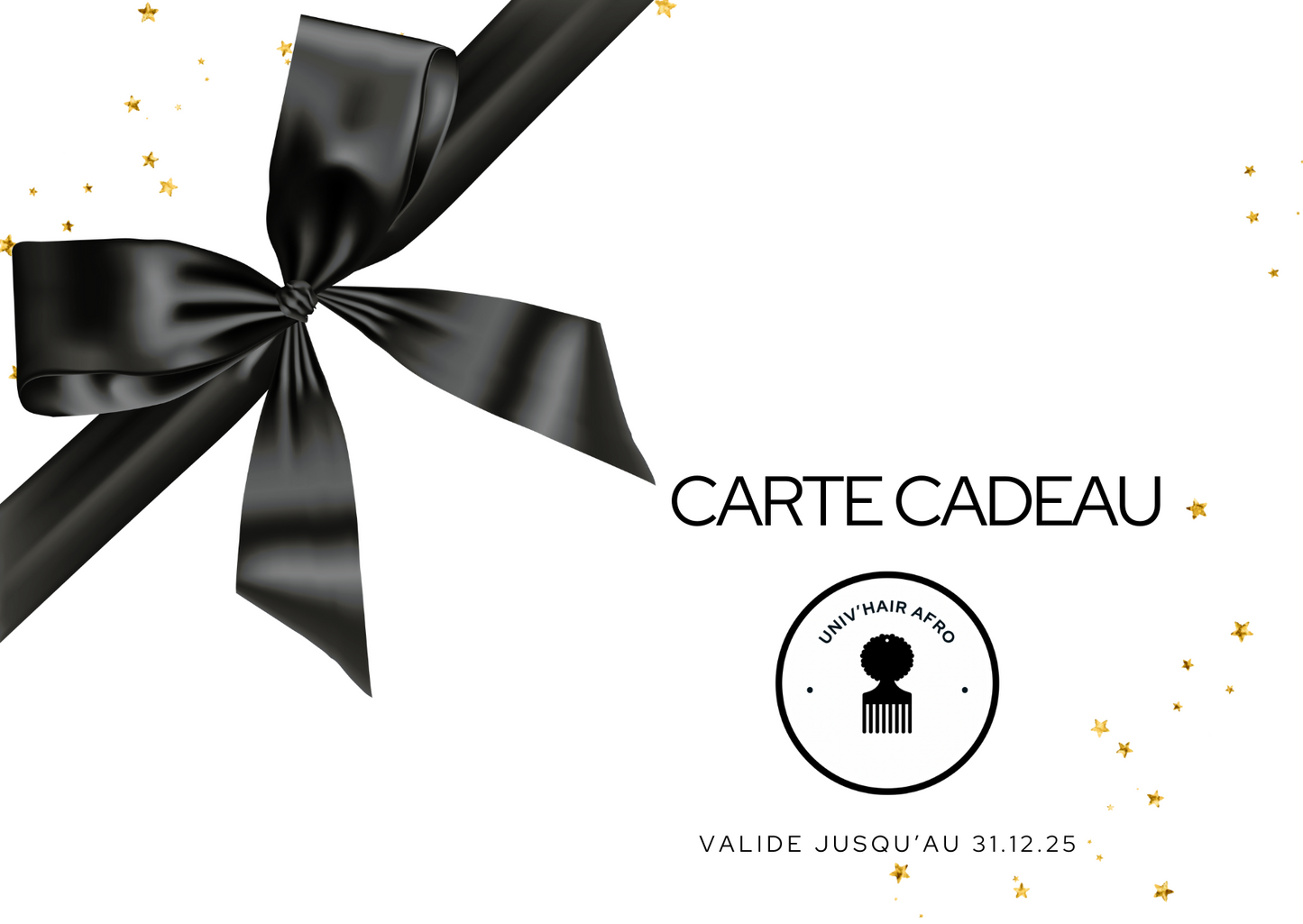 Carte cadeau Univ'hair Afro