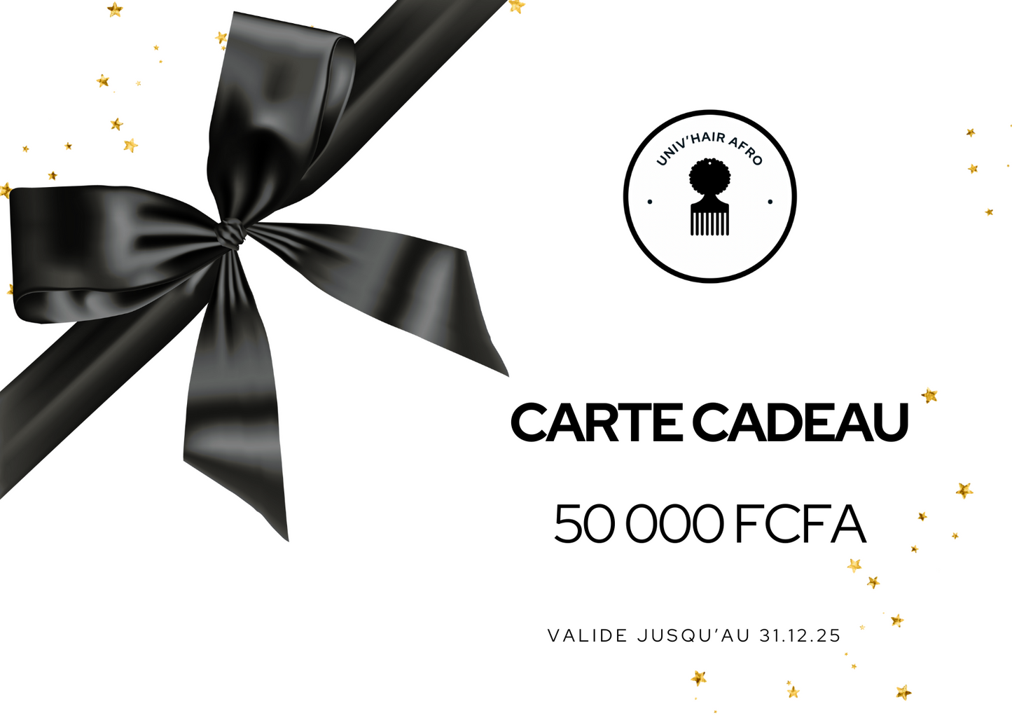 Carte cadeau Univ'hair Afro